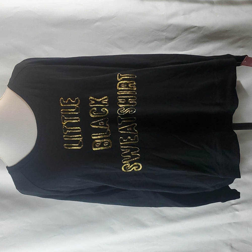 Little Black Sweatshirt long Sleeve pajama top by Jenni size XXL